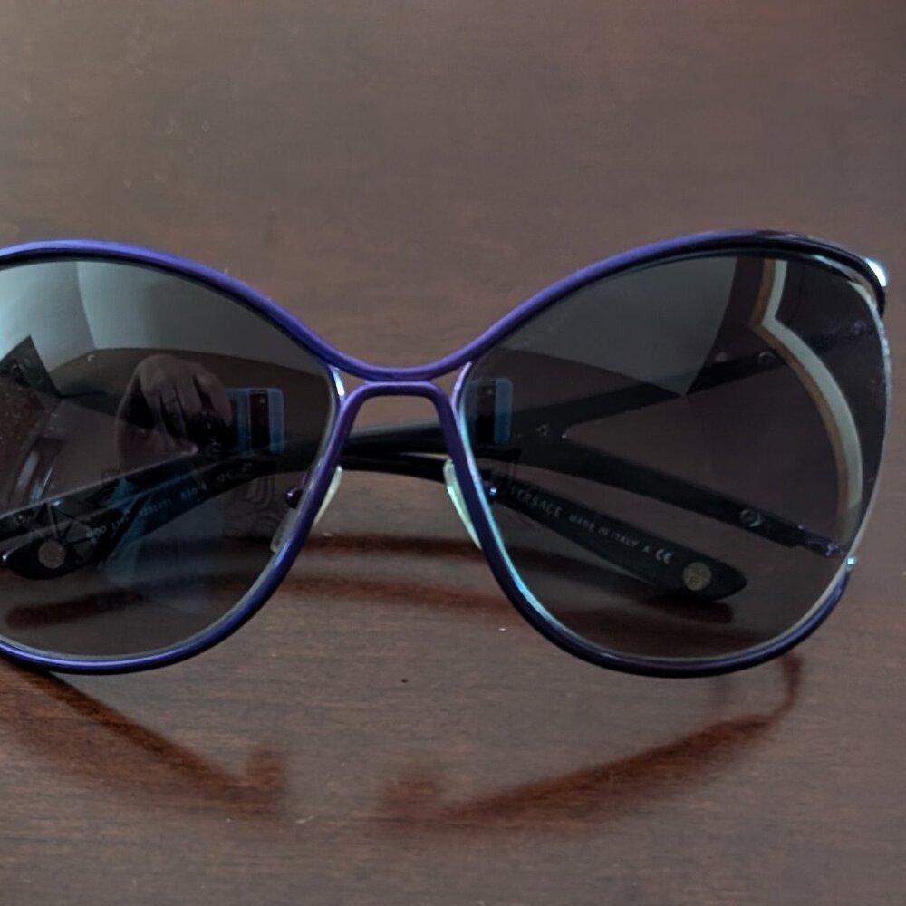 Rare Vintage Versace Purple Sunglasses